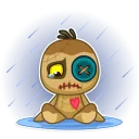 😔-Voodoo Doll Chumbo, Telegram Sticker