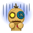 😱-Voodoo Doll Chumbo, Telegram Sticker