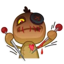 😈-Voodoo Doll Chumbo, Telegram Sticker