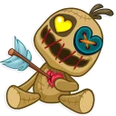 ❤-Voodoo Doll Chumbo, Telegram Sticker