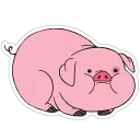 😣-Waddles, Telegram Sticker