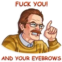 😠-Breaking Bad, Telegram Sticker