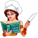 👩‍🍳-Warrior Queen, Telegram Sticker