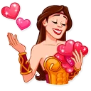 😘-Warrior Queen, Telegram Sticker