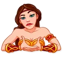 🤷‍♀️-Warrior Queen, Telegram Sticker