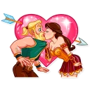 💘-Warrior Queen, Telegram Sticker