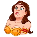😨-Warrior Queen, Telegram Sticker