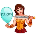 😐-Warrior Queen, Telegram Sticker