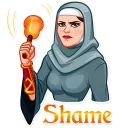 😑-Warrior Queen, Telegram Sticker