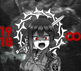 🤬-White Wave, Telegram Sticker