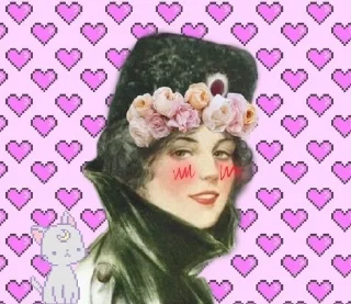 🥰-White Wave, Telegram Sticker