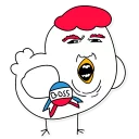 ⭐-Meme Chick, Telegram Sticker