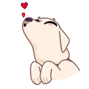 😍-White Wind, Telegram Sticker