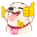 👍-White Wind, Telegram Sticker