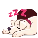 😴-White Wind, Telegram Sticker