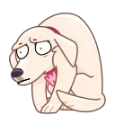 😨-White Wind, Telegram Sticker
