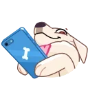 😏-White Wind, Telegram Sticker