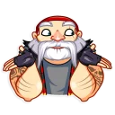 🤷-Wild Bill, Telegram Sticker