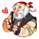 😘-Wild Bill, Telegram Sticker