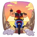 🖕-Wild Bill, Telegram Sticker