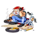 😨-Wild Bill, Telegram Sticker