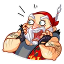 😱-Wild Bill, Telegram Sticker