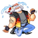 😭-Wild Bill, Telegram Sticker