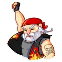 😤-Wild Bill, Telegram Sticker