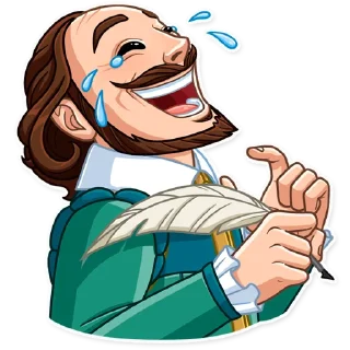 😂-Shakespeare, Telegram Sticker