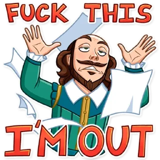 🙄-Shakespeare, Telegram Sticker