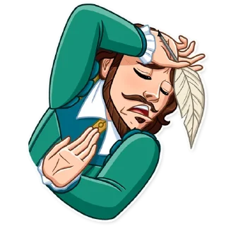 😩-Shakespeare, Telegram Sticker