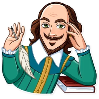 👋-Shakespeare, Telegram Sticker