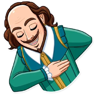 😌-Shakespeare, Telegram Sticker