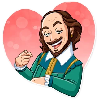 ❤️-Shakespeare, Telegram Sticker