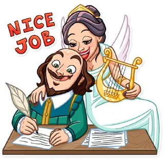 🤗-Shakespeare, Telegram Sticker