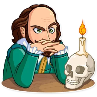 🤔-Shakespeare, Telegram Sticker
