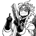 🖕-Wing Hero Hawks, Telegram Sticker
