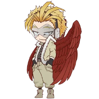 😏-Wing Hero Hawks, Telegram Sticker