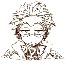 😐-Wing Hero Hawks, Telegram Sticker