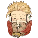 😴-Wing Hero Hawks, Telegram Sticker