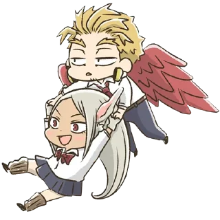 ❤️-Wing Hero Hawks, Telegram Sticker