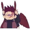 ❤️-Wing Hero Hawks, Telegram Sticker