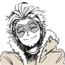 😌-Wing Hero Hawks, Telegram Sticker