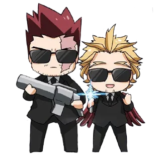 😎-Wing Hero Hawks, Telegram Sticker