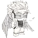 😗-Wing Hero Hawks, Telegram Sticker