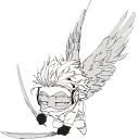 😒-Wing Hero Hawks, Telegram Sticker