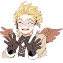 😄-Wing Hero Hawks, Telegram Sticker