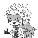 👍-Wing Hero Hawks, Telegram Sticker