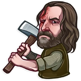 😠-Winter Is Coming, Telegram Sticker