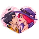❤-Morgana the Witch, Telegram Sticker